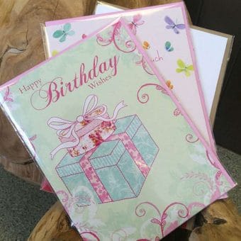 Large card to go with flowers